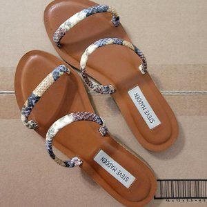 Steve Madden snake skin sandals